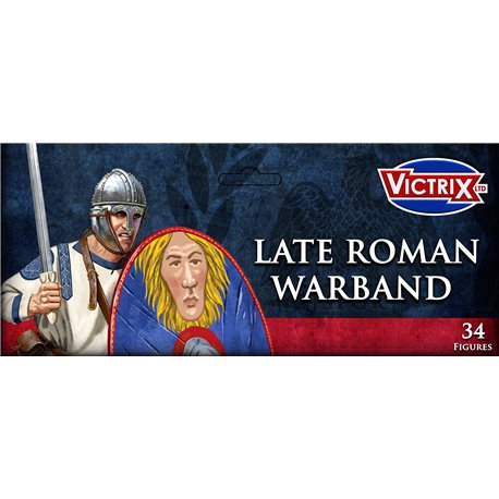 Late Roman Warband - 1/56 (28mm) Figures set (x34)
