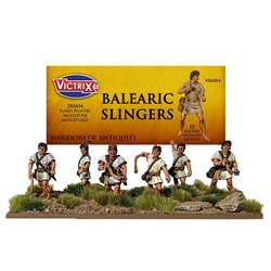Ancient Balearic Slingers - 1/56 (28mm) Figures set (x12)