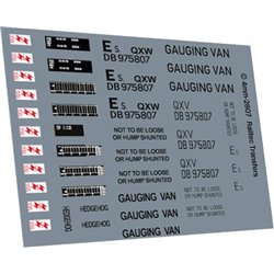 DB975807 "Hedgehog" QXV/QXW structure gauging van