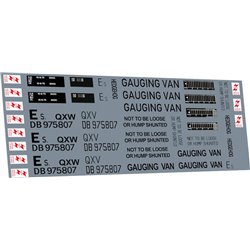 DB975807 Hedgehog QXV/QXW structure gauging van