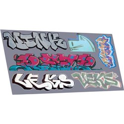 Graffiti: artistic C (suits larger wagons)
