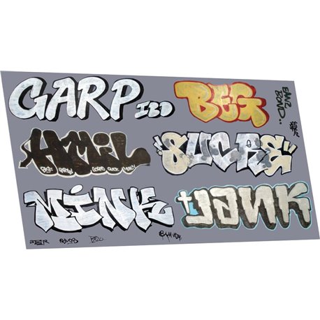 Graffiti: artistic D (suits larger wagons)