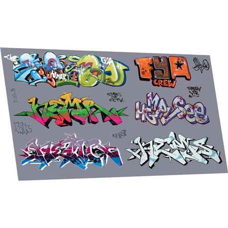 Graffiti: artistic F (suits larger wagons)
