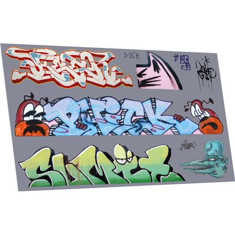 Graffiti: artistic H (suits larger wagons)