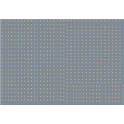 Numeric/alphabet sheet: old gold BR numbering (1mm