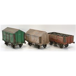 3 X Dapol Private owners Wagon. Used. OO Gauge 