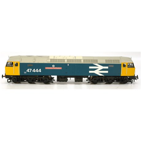 Bachmann Branchline 31-660A Class 47/4 47444 "University of Nottingham" in BR large logo blue. Dcc Fitted . Used. OO Gauge 