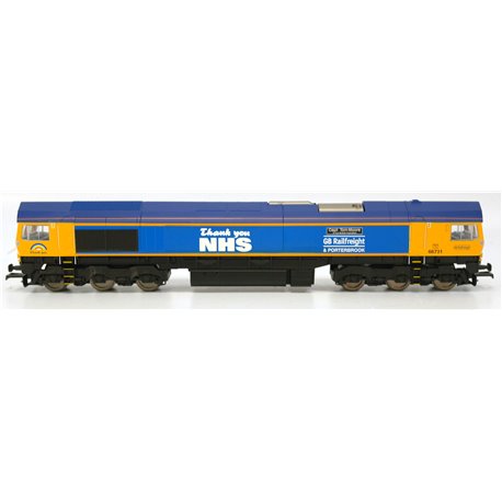 Hornby R30069 Class 66 "Captain Tom Moore" NHS commemorative livery – Limited Edition of 3500 . Used. OO Gauge 