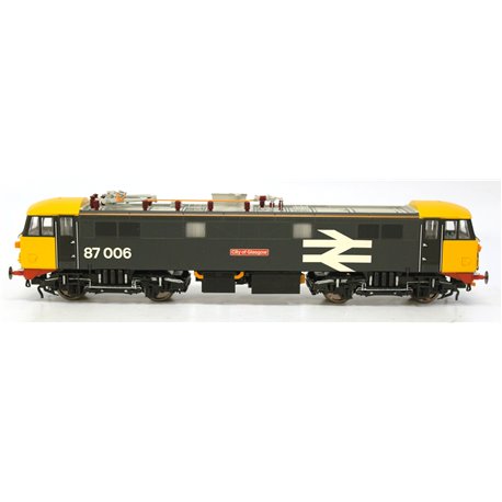 Hornby R30030 Class 87 87006 "City of Glasgow" in BR large logo grey . Used. OO Gauge 