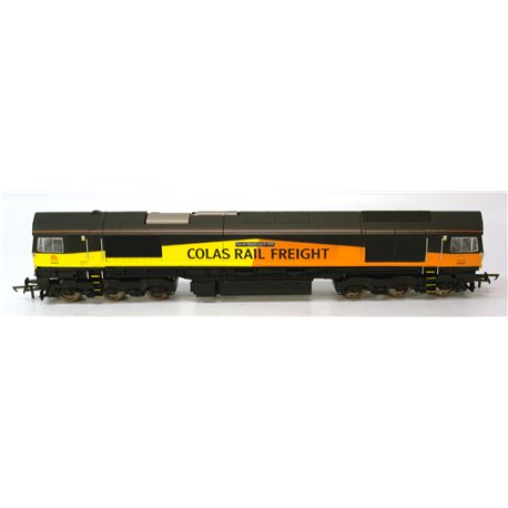 Hornby R30019 Class 66/8 66850 "David Maidment OBE" in Colas Rail Freight livery DCC + Sound Fitted. Used. OO Gauge 