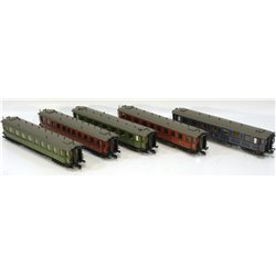 Roco 44006 Passenger carriage set - 5-piece passenger car set - K.W.St.E. . Used. HO Gauge 