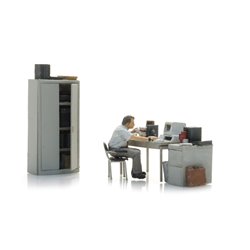 Office Interior w/Figure