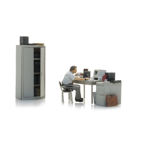 Office Interior w/Figure