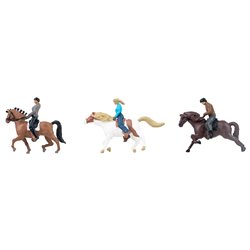 Horses & Riders (3) Figure