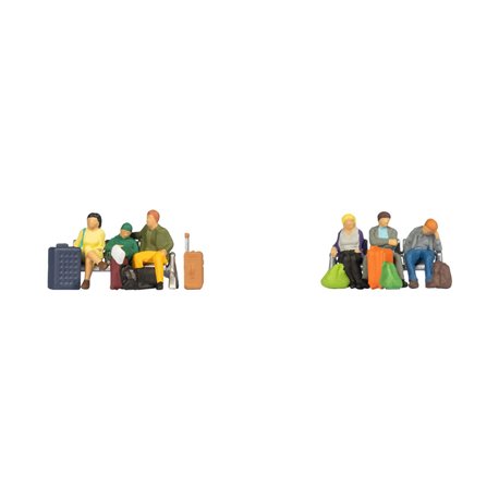 SEATED TRAVELLERS (6)