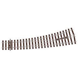 PECO Streamline OO C75 BullHead Curved Left Hand Unifrog