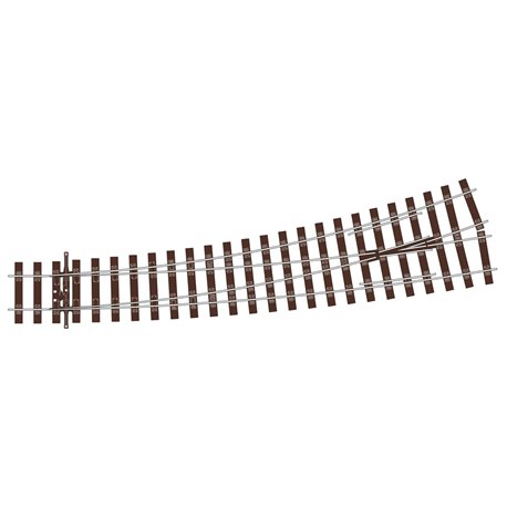 PECO Streamline OO C75 BullHead Curved Left Hand Unifrog