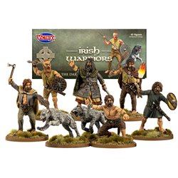 Dark Age Irish & Dogs - 1/56 (28mm) Figures set (x42)