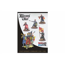 Foot Knight Commando 1150-1320 - 1:56 scale figure kit (x24)