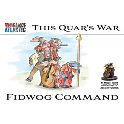Quar Fidwog Command - 1:56 scale figure kit (x14)