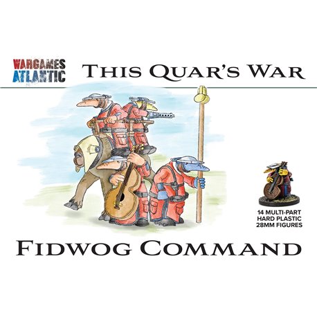 Quar Fidwog Command - 1:56 scale figure kit (x14)