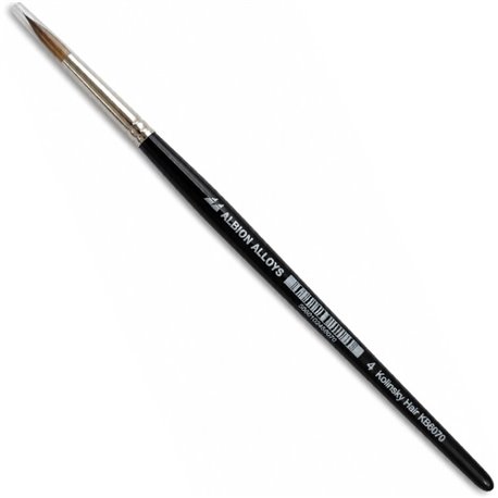 KB6070 Kolinsky Hair Round Pointed Brush - Size 4