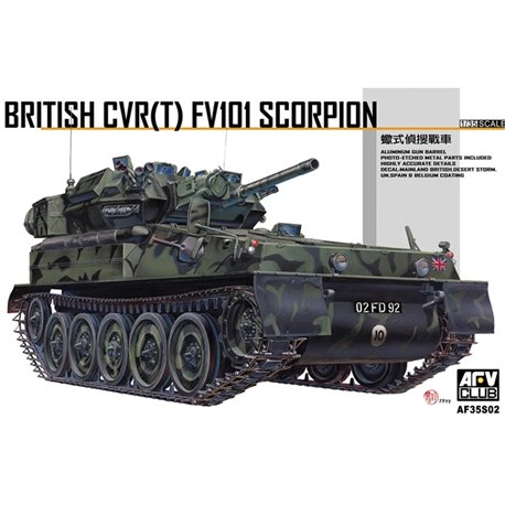 British Army CVR(T) FV101 Scorpion - 1:35 model kit