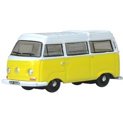 VW T2 Bay Window Camper Saturn Yellow White