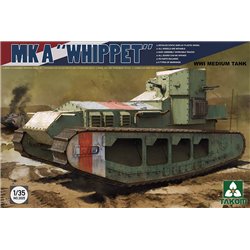 WW I Mk.A "Whippet" British Medium Tank - 1:35 model kit