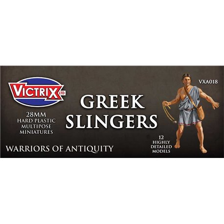 Greek Slinger Reinforcement - 1/56 (28mm) Figures set (x12)