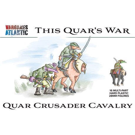 Quar Crusader Cavalry - 1/56 (28mm) Figures set (x16)