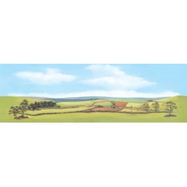 Scenic Background - Country Landscape - 228 x 737mm - Paper