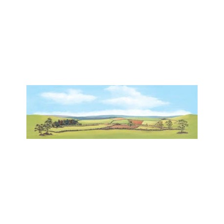 Scenic Background - Country Landscape - 228 x 737mm - Paper