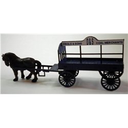 OO Gauge Horse Drawn Coal wagon kit - OOCW1